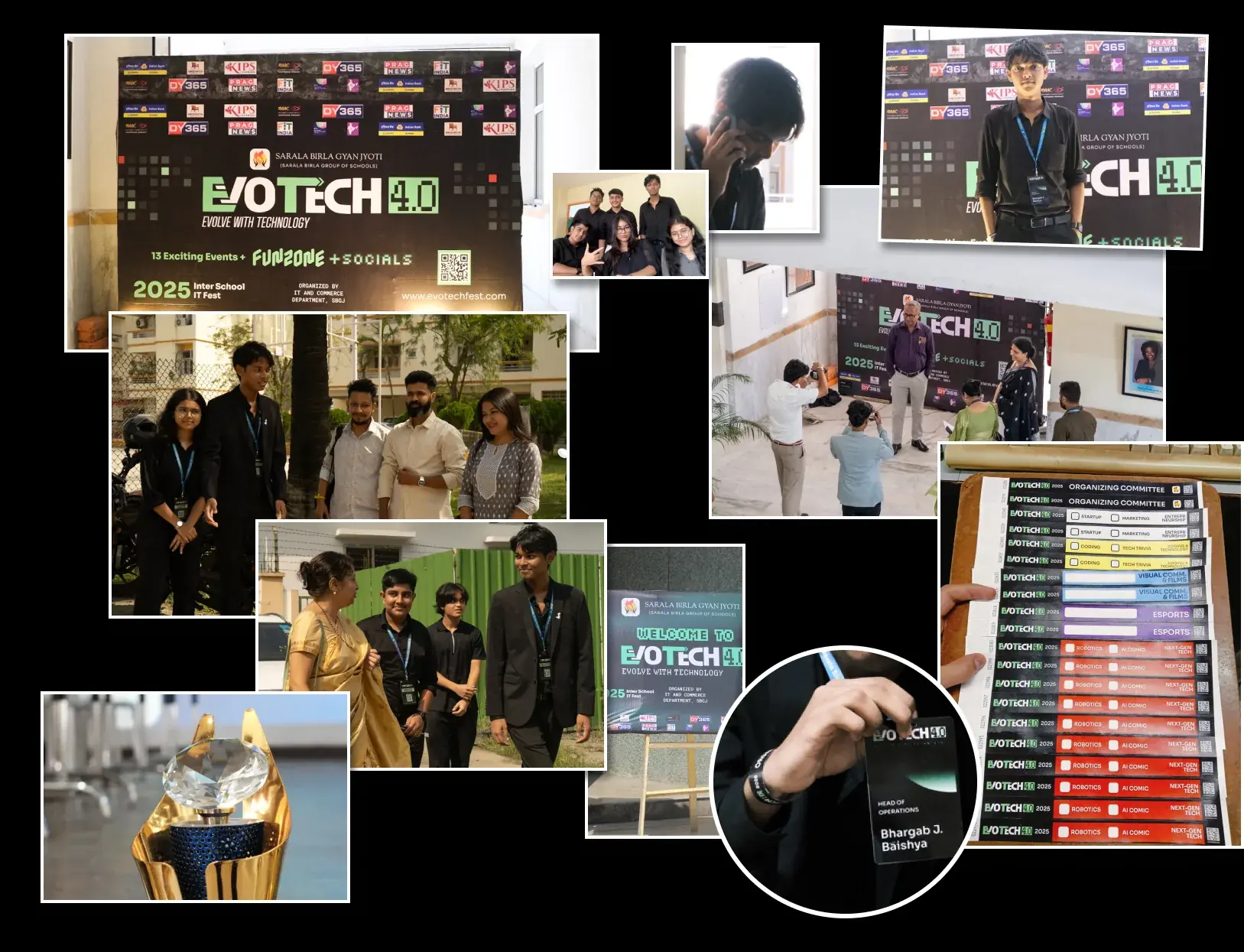 Evotech 4.0 festival branding and event visuals