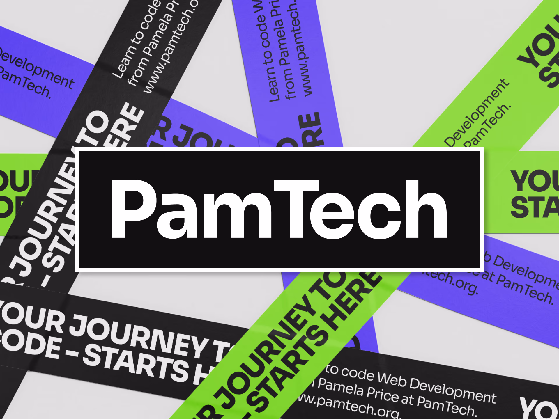 PamTech branding and visual identity