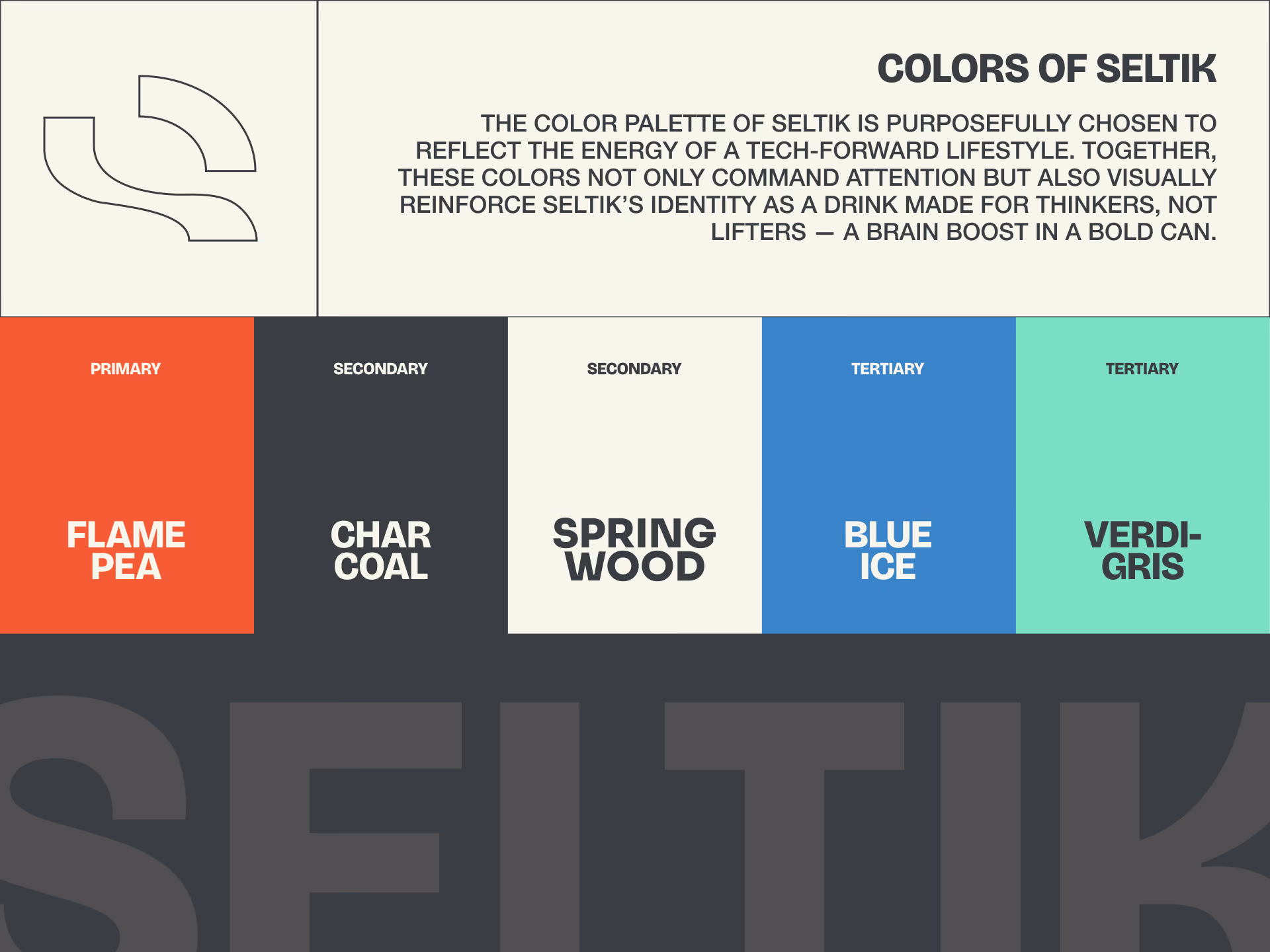 SELTIK color palette and typography system